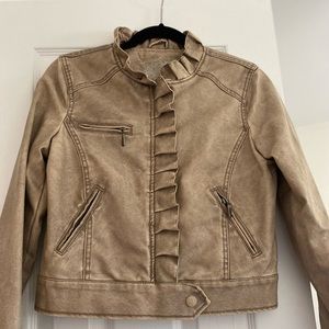 Dollhouse Groovy Faux Leather Jacket size:M